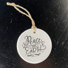 Peace on Earth - Ornament