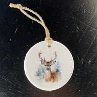 Winter Buck - Ornament