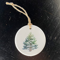 Winter Pine Trees - Ornament