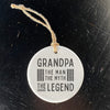 Grandpa The Legend - Father's Day Ornament