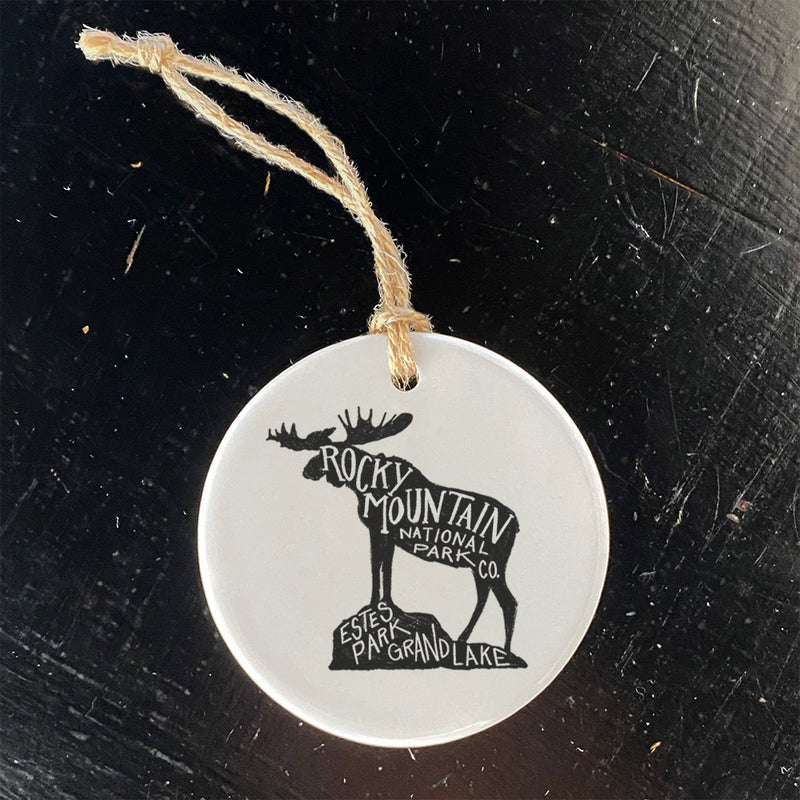 Rocky Mountain National Park Moose - Ornament