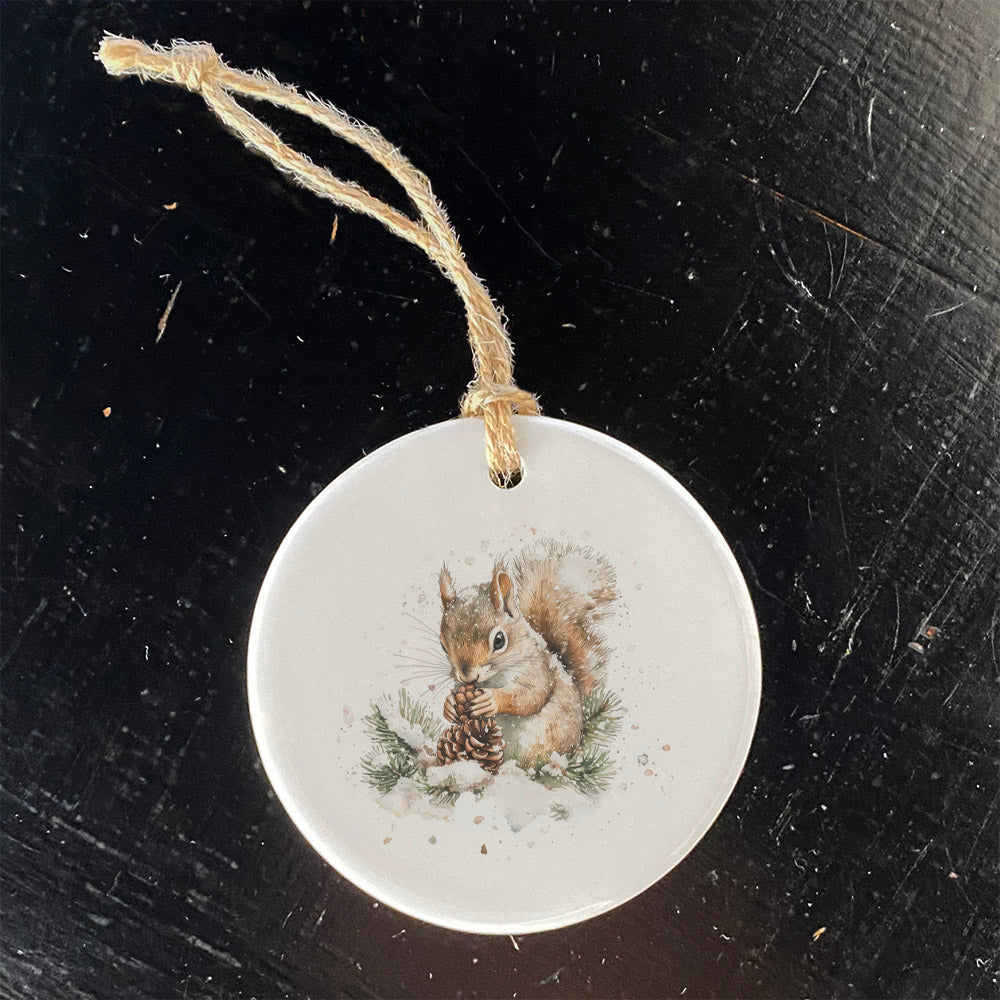 Pinecone Squirrel - Ornament