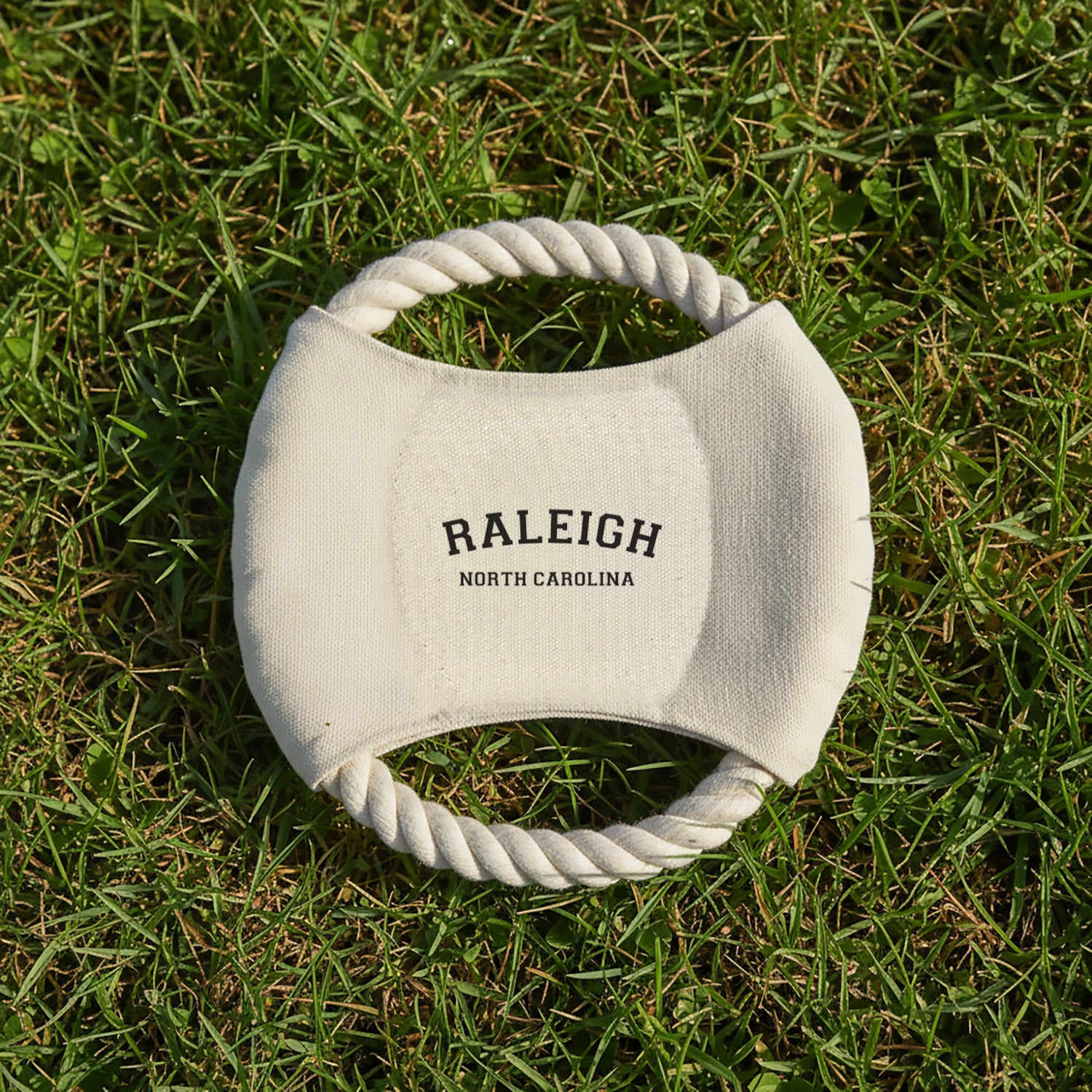 Classic Arched City/State - Custom Pet Rope Disc Frisbee