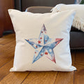 Patriotic Star - Square Canvas Pillow