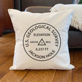 U.S. Geological Survey - Custom Square Canvas Pillow