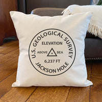 U.S. Geological Survey Custom - Square Canvas Pillow