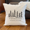 Northwoods Calling - Custom Square Canvas Pillow