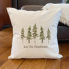 Watercolor Pines - Custom Square Canvas Pillow