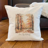 Fall Hike - Custom Square Canvas Pillow