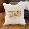 Fall Rolling Hills - Custom Square Canvas Pillow
