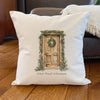 Pinehaven Door - Custom Square Canvas Pillow