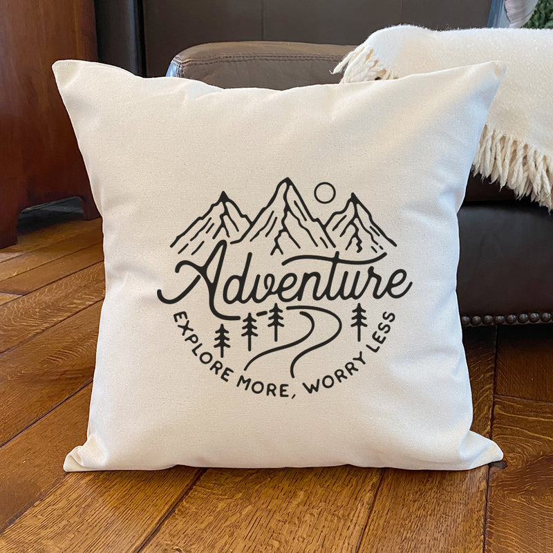 Adventure-Explore More - Square Canvas Pillow