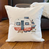 Patriotic Camper - Square Canvas Pillow