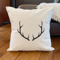 Antlers - Customizable Square Canvas Pillow