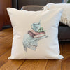 Cozy Book - Square Canvas Pillow