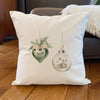 Greenery Ornaments - Square Canvas Pillow