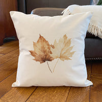 Maple Leaves - Square Canvas Pillow