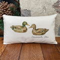 Vintage Duck Decoy - Custom Rectangular Canvas Pillow