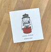 Get Lost Lantern w/ City, State - Swedish Dish Cloth