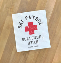 Ski Patrol w/ City State - Swedish Dish Cloth