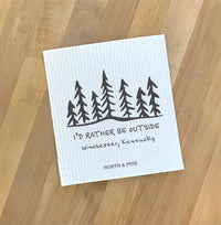 Northwoods Calling - Custom Swedish Dish Cloth