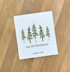 Watercolor Pines - Custom Swedish Dish Cloth