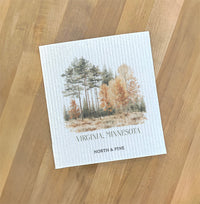 Tall Tree Forest - Custom Swedish Dish Cloth