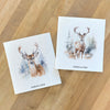 Winter Buck, Scene 2pk - Swedish Dish Cloth