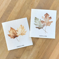 Fall Leaves 2pk - Swedish Dish Cloth