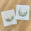 Pine Candles and Wood Village Wreath 2pk - Swedish Dish Cloth