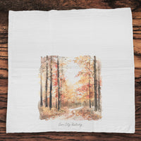 Fall Hike - Custom Cotton Tea Towel
