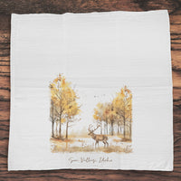 Early Fall Buck - Custom Cotton Tea Towel
