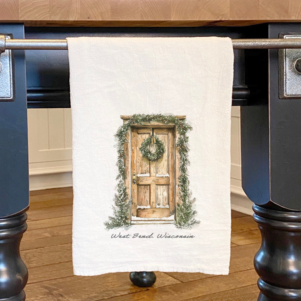 Pinehaven Door - Custom Cotton Tea Towel