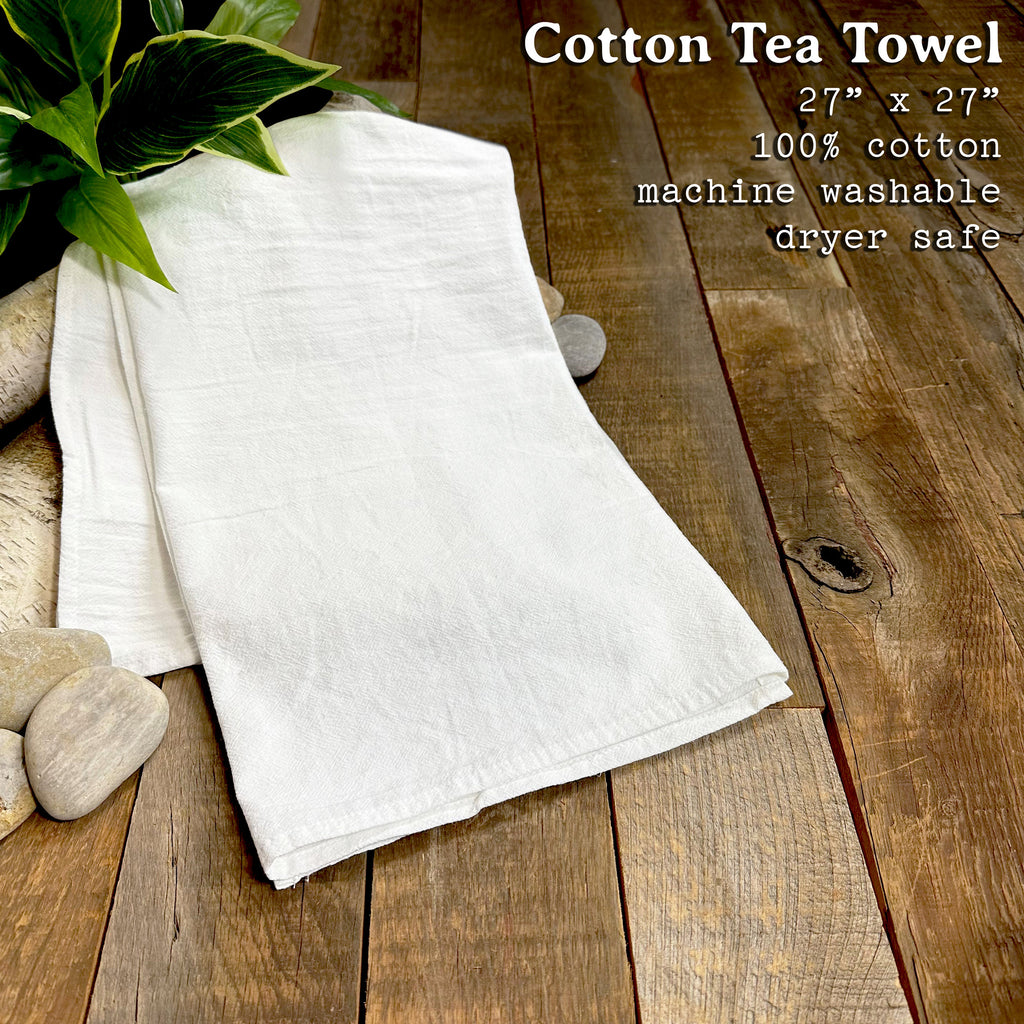Calm Waters - Spring Cotton Tea Towel