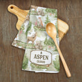 Woodland Creatures - Custom Waffle Weave Towel