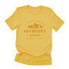 Adventure Awaits w/ City, State - Short Sleeve T-Shirt