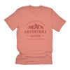 Adventure Awaits w/ City, State - Short Sleeve T-Shirt