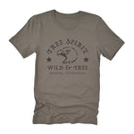Free Spirit w/ City, State - Short Sleeve T-Shirt