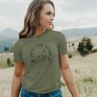 Into the Wild w/ City, State - Short Sleeve T-Shirt