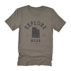 Explore State w/ City, State - Short Sleeve T-Shirt