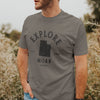 Explore State w/ City, State - Short Sleeve T-Shirt