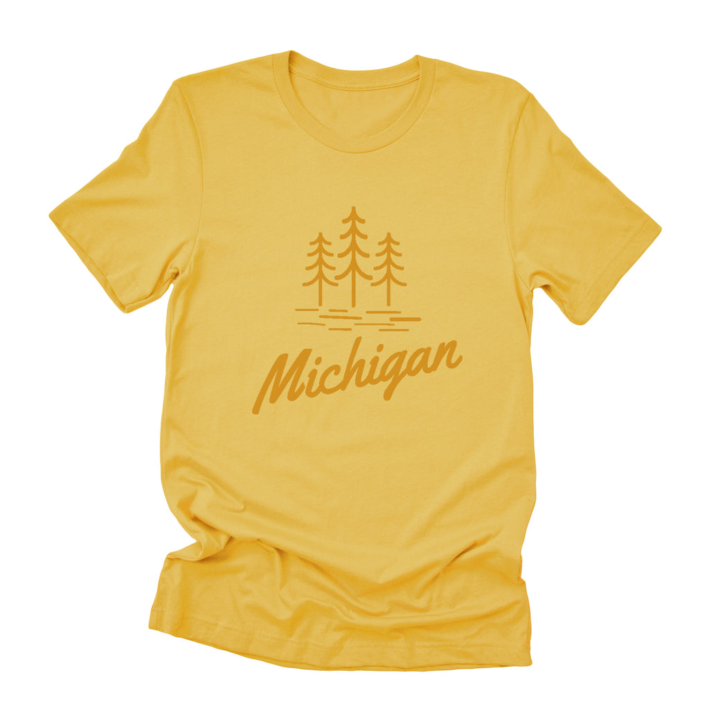 State with Trees - Custom T-Shirt
