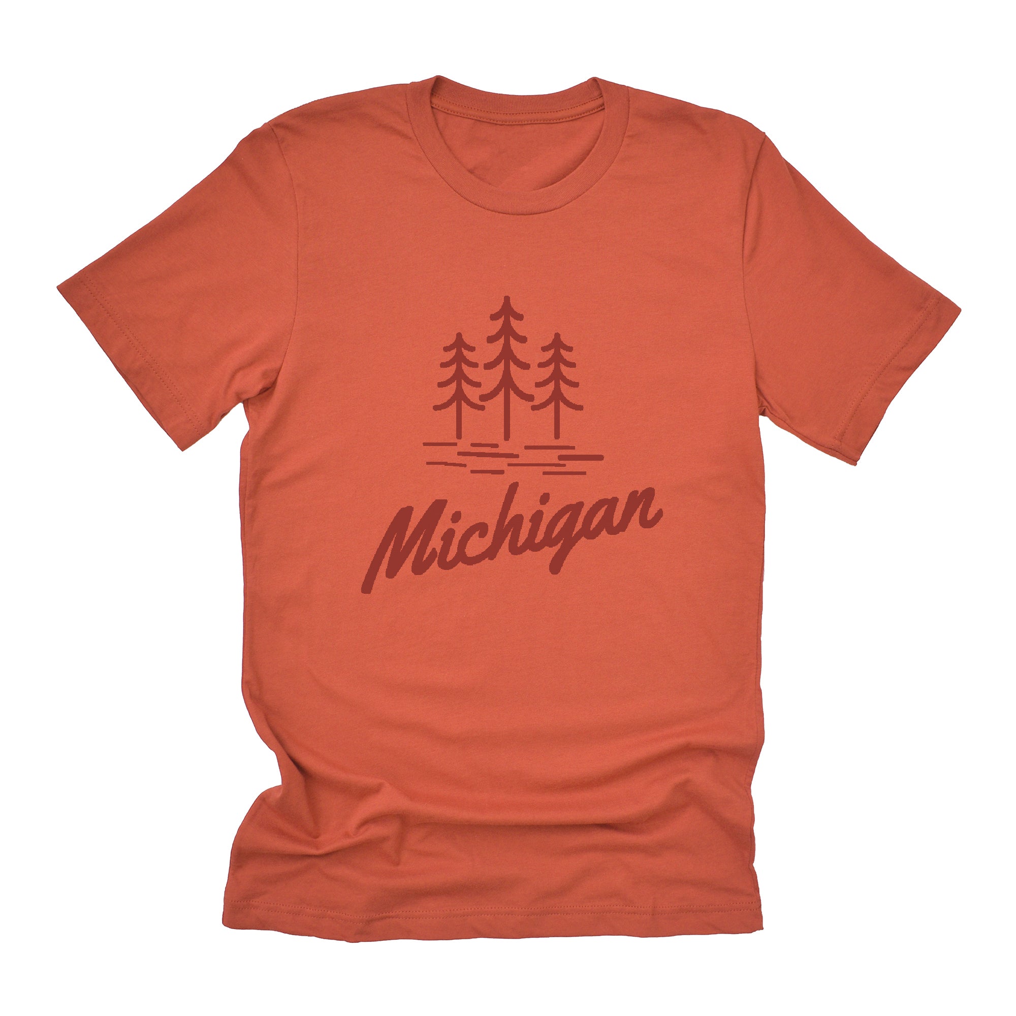 State with Trees - Custom T-Shirt