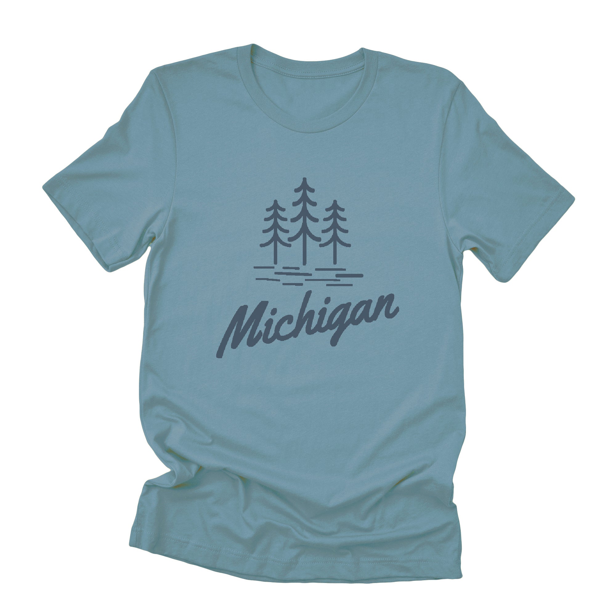 State with Trees - Custom T-Shirt