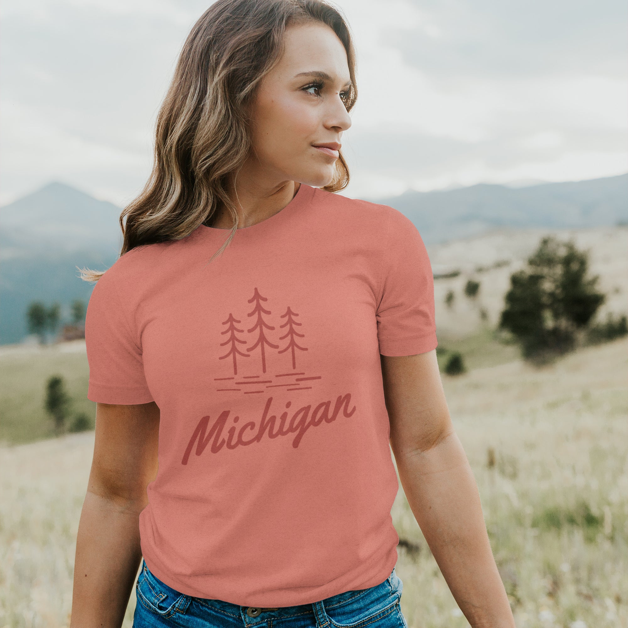State with Trees - Custom T-Shirt