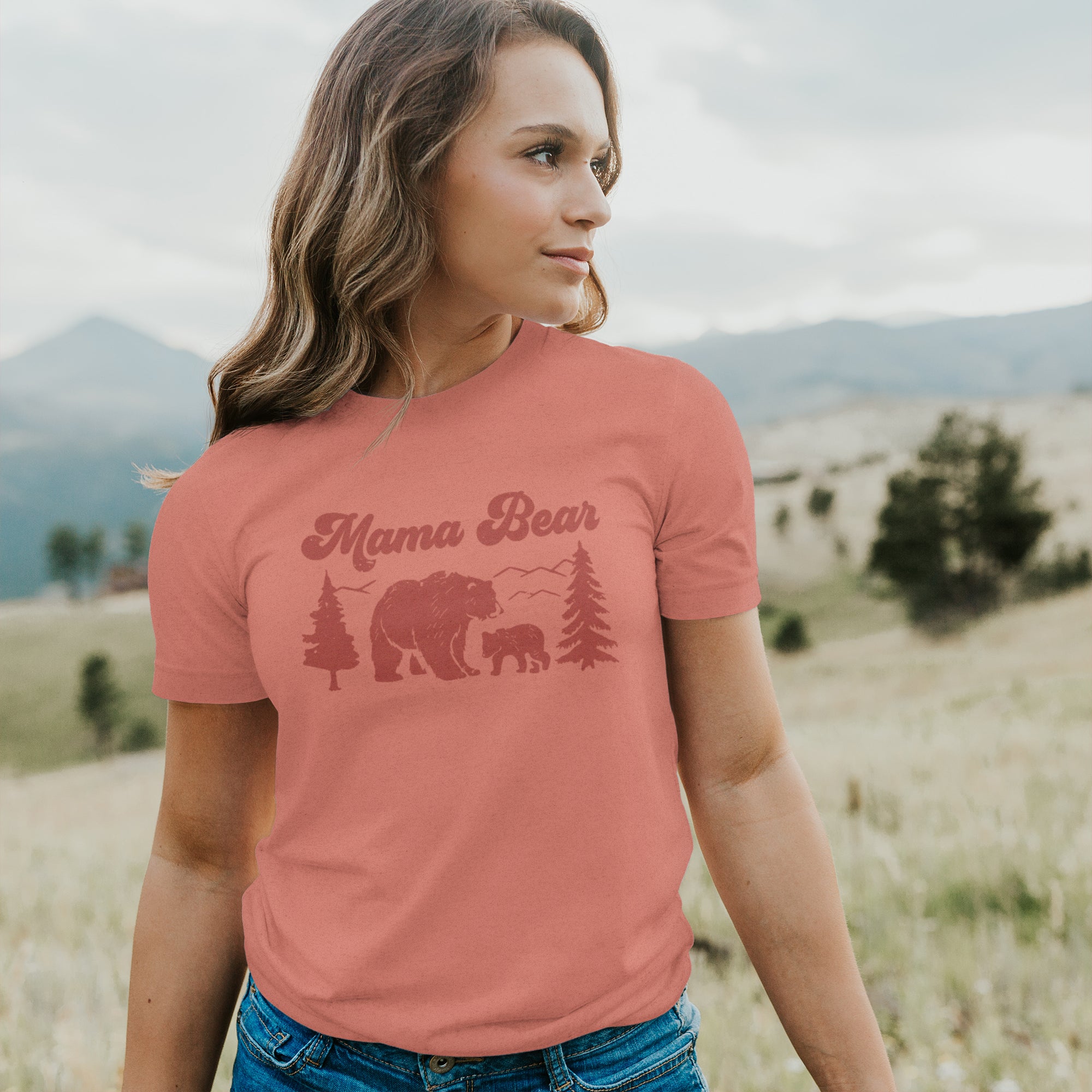 Mama Bear - Duo-Tone T-Shirt