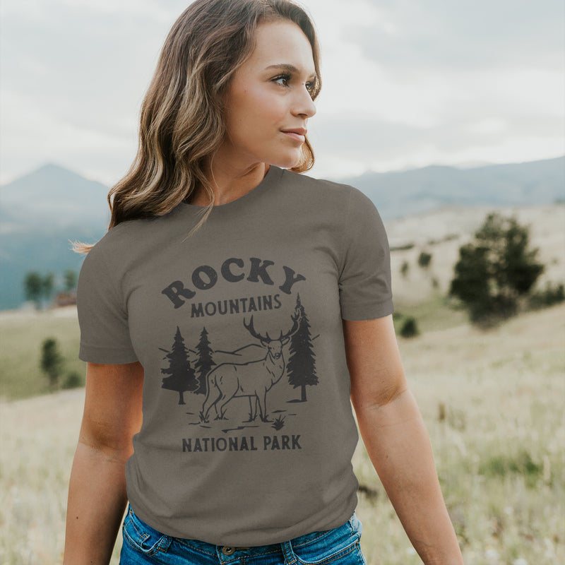 Rocky Mountains National Park - Short Sleeve T-Shirt