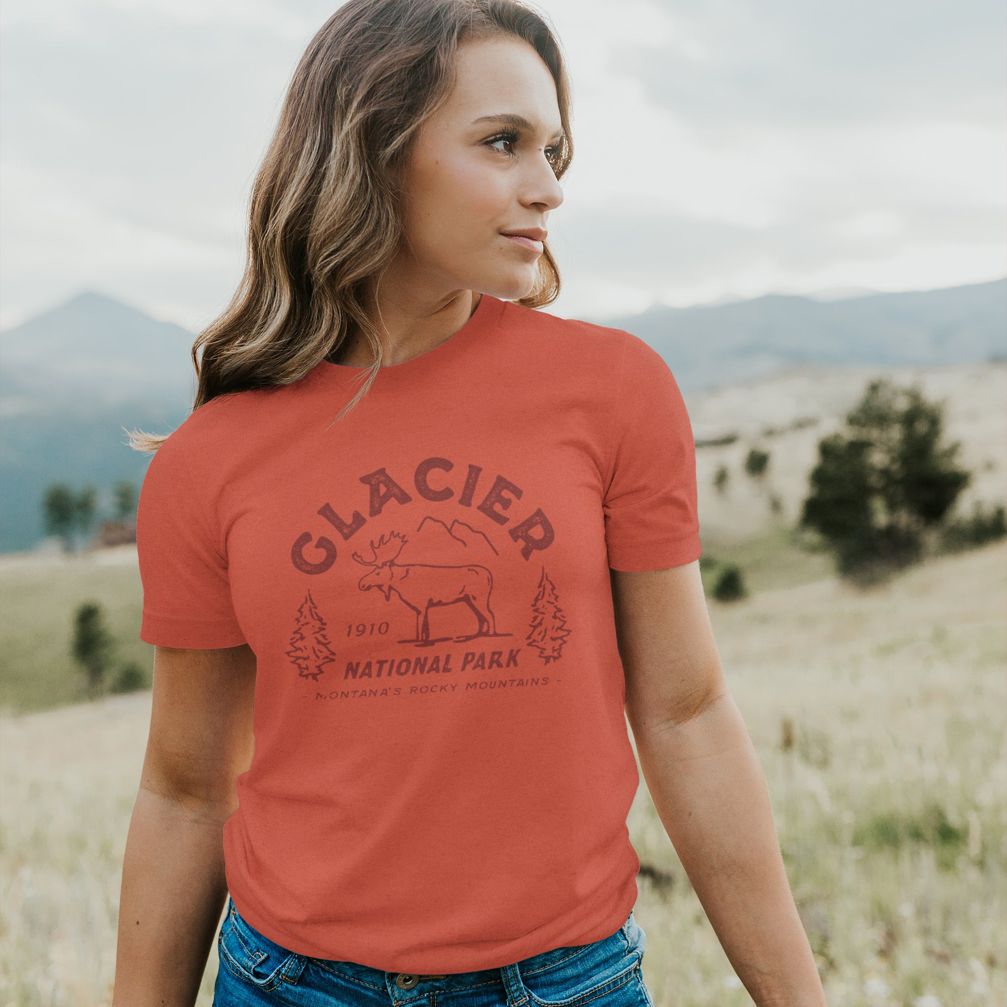 Glacier National Park - Duo-Tone T-Shirt