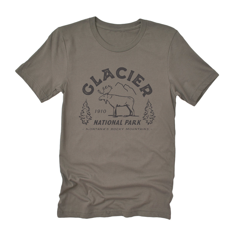 Glacier National Park - Short Sleeve T-Shirt