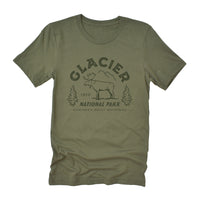 Glacier National Park - Short Sleeve T-Shirt